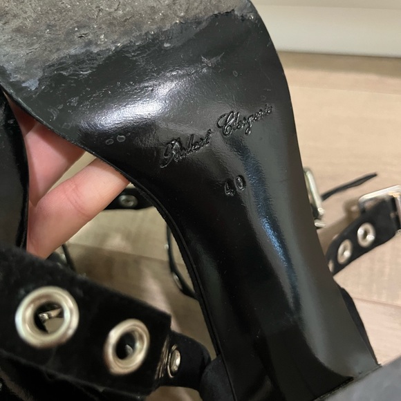 Self portrait sandals black sz 40 - Picture 5 of 5